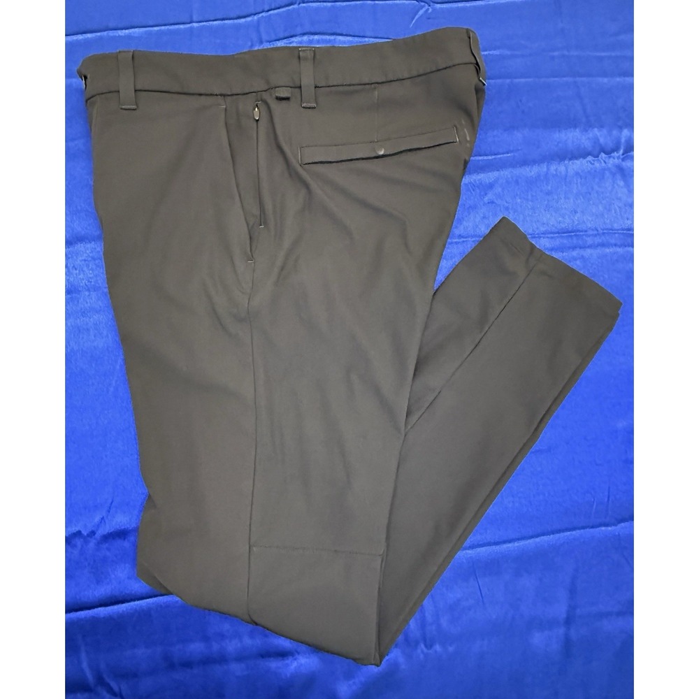 Lululemon ABC Commission Warpstreme Slim Fit Dark Gray Pants Men's Size 31 X 31